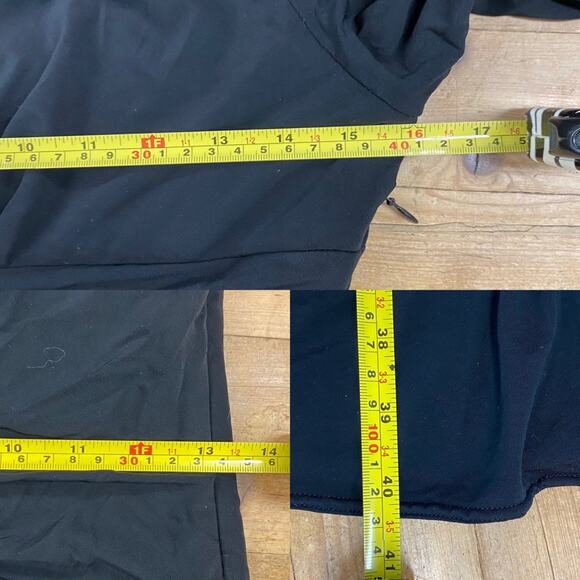 Kay Unger black ruched A Line knee length open back evening dress size 10 - Picture 13 of 15